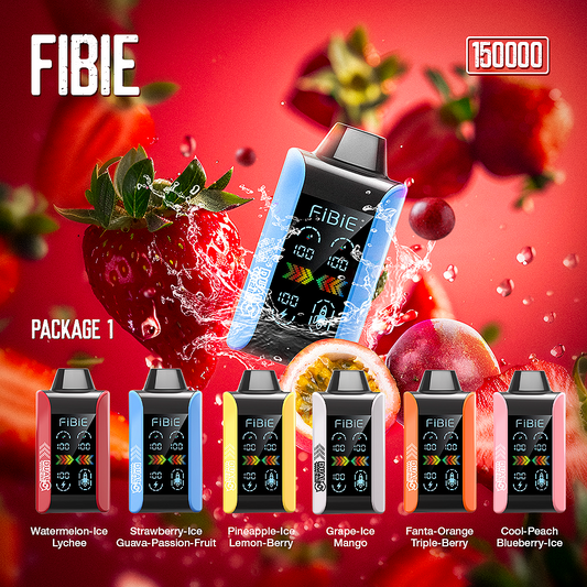 FIBIE 15000 Dual Flavors Disposable Vapor Wands (💘 In stock in Australia!