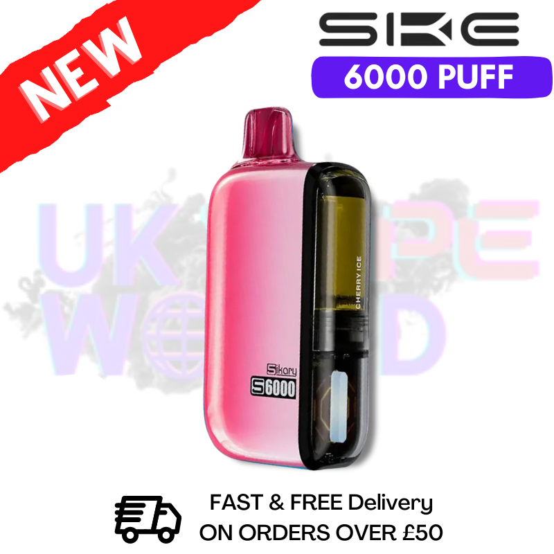 Cherry Ice SKE SIKARY 6000 PUFF 6K Disposable Kit