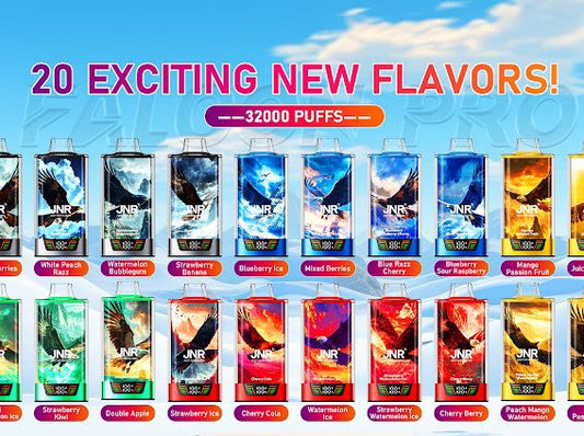 JNR Falcon Pro 28k Puffs Disposable Vape (Box of 10)950mAh 30ml 20 Flavors