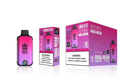 BANGBOX 18000 Puffs Disposable Vape Wholesale-850mAh Battery, 40ml E-liquid, Multiple Nicotine 12 Flavors