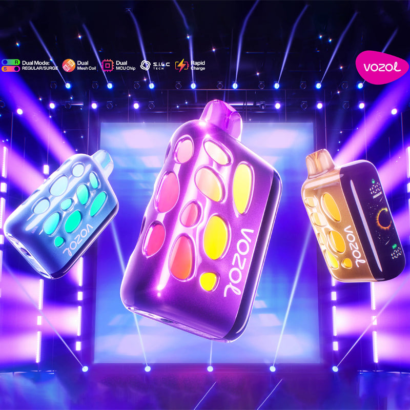 VOZOL RAVE 50000 Puffs Disposable Vape Wholesale 5% (50mg/ml) Nicotine Strength