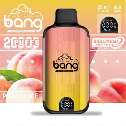 Bang 20000 Puffs Vape 20K Disposable Vape Pen E Cigarette Prefilled025ml 650mAh Disposable Vape 16 Flavors