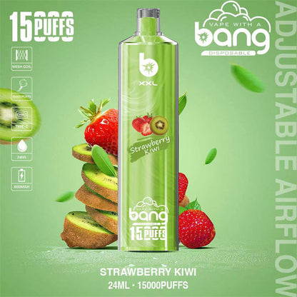 Bang SHISHA 15000 Puffs Disposable Vape – 23ml Capacity, 20 Flavors, 600mAh Battery