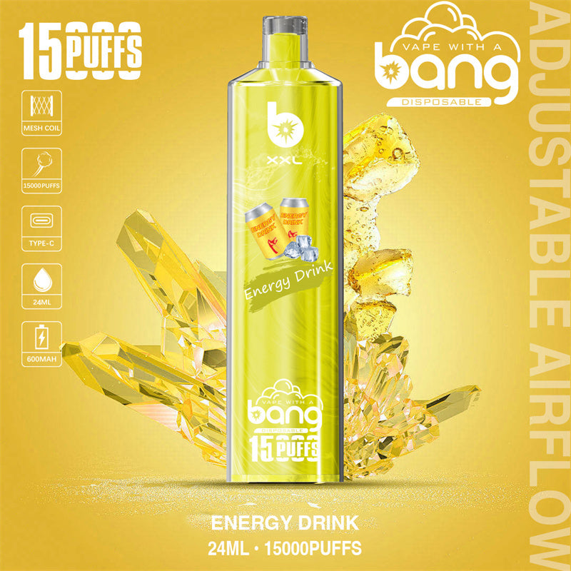 Bang SHISHA 15000 Puffs Disposable Vape – 600mAh Battery, 23ml Capacity, 20 Flavors
