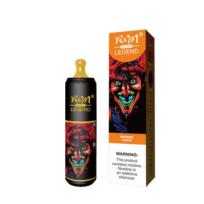 R&M Vape 10000K puffs  Disposable 20ML 850mah 19 Flavor Portable Stylish High-quality E-lectronic c igarette Vape E-liquid V aporizer Pod system Include Nicotine