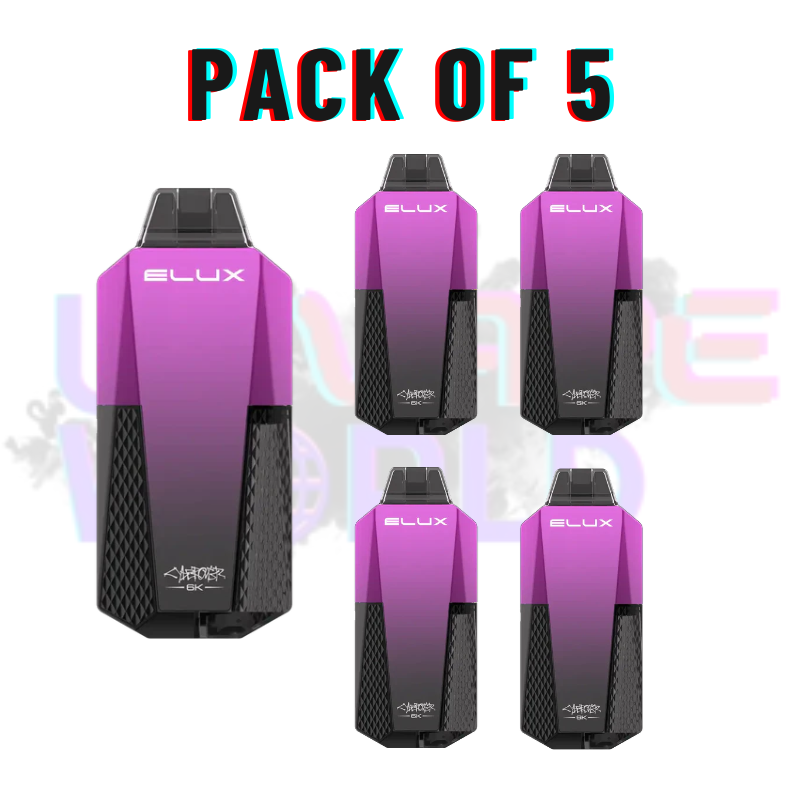 Fizzy Cherry Elux CyberOver 6000 Puff 6K Kit
