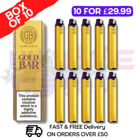 Blueberry ICE - Gold Bar 600Puff Box of 10