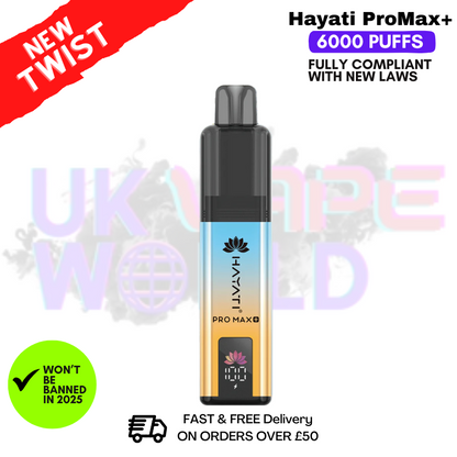 Carribean Crush Hayati Pro Max Plus 6000Puff Kit