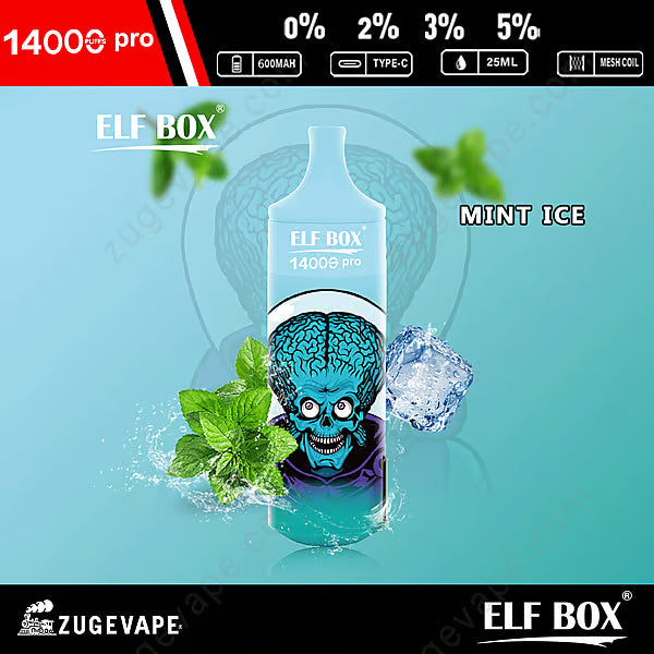 ELF Box Rgb 14000 Puffs Pro Wholesale Vape 25ml  600mah 11 Flavors