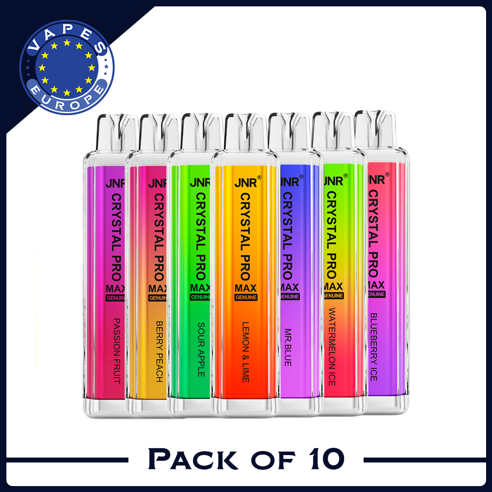 JNR Crystal Pro Max 5000 Puffs (Box of 10)