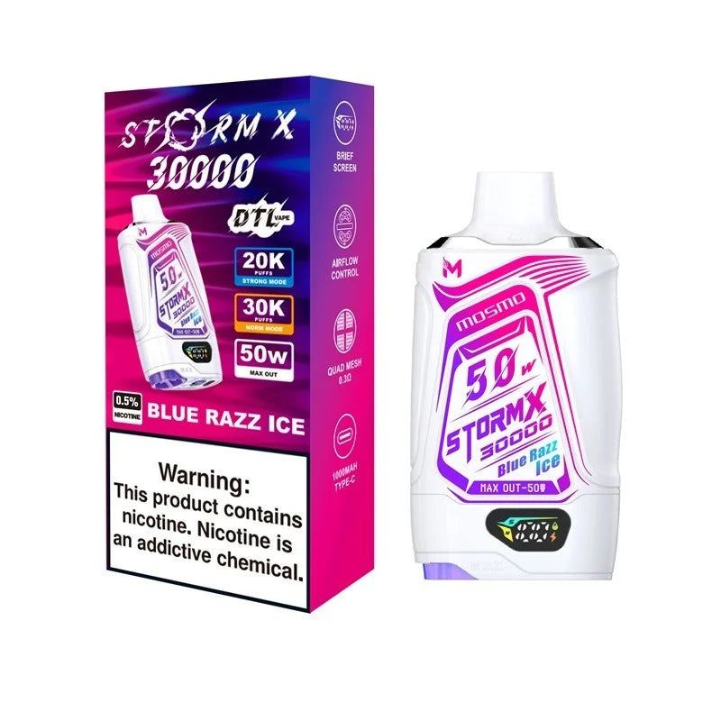 Mosmo Storm X 30000 Puffs Disposable Vape