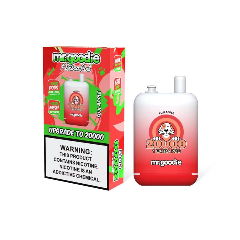 Mr.Goodie 20000 Puffs Vape - 40ml E-liquid, 2%-5% Nicotine, 12 Flavors