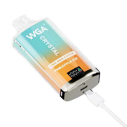 wga vape Crystal BANANA ICE Pro Max Extra 15000 Puffs Disposable Vape CS