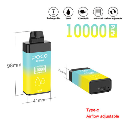 EU Warehouse POCO BL 10000 Puffs Disposable Vape Wholesale