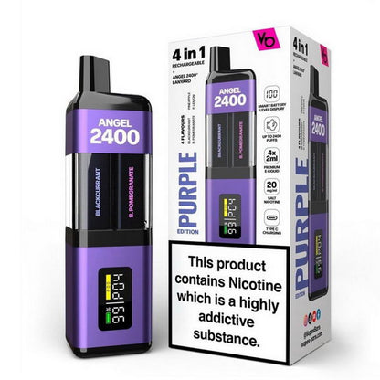 Vapes Bars Angel 4 in 1 2400 Rechargeable Vape Kit