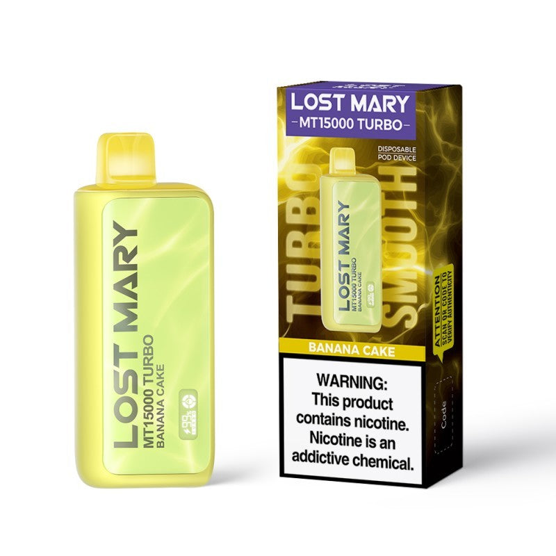 Disposable Vape 15000 Puffs - Lost Mary MT15000 Turbo (5% Nic) | Dual Mesh Coil