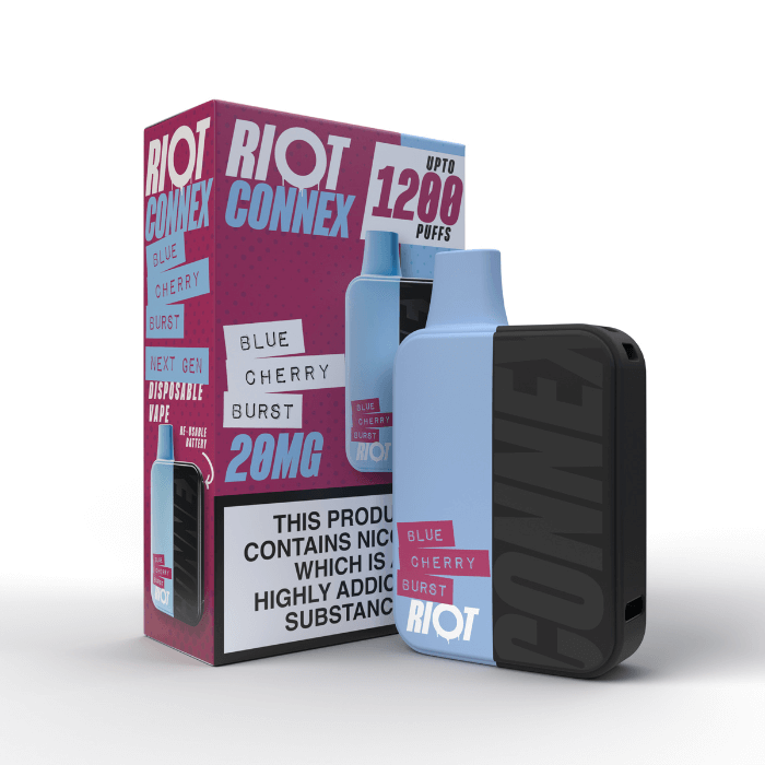 Blue Cherry Burst - Riot Connex Pod Kit - 1200 PUFFS
