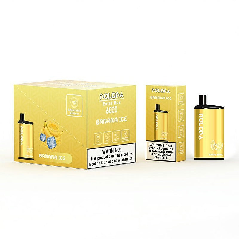 DOLODA Extra Box 6000 Puffs 2% 5% Nicotine Rechargeable Disposable Pod