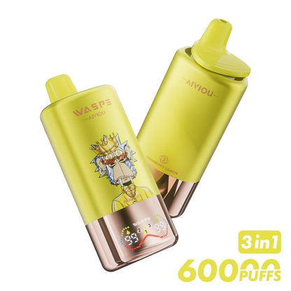 WASPE 60K 3-in-1 Triple Flavor Disposable Vape 54ml 5%