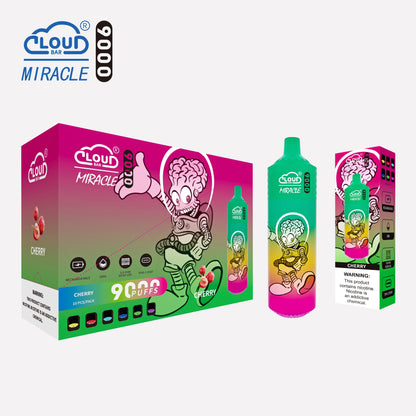 Cloud Bar 9000 Puffs  650mAh Mesh Coil 18ML  5% Rechargeable E Cigarettes Vapes Pen 18ml for Cigarettes Lovers 11 Flavors