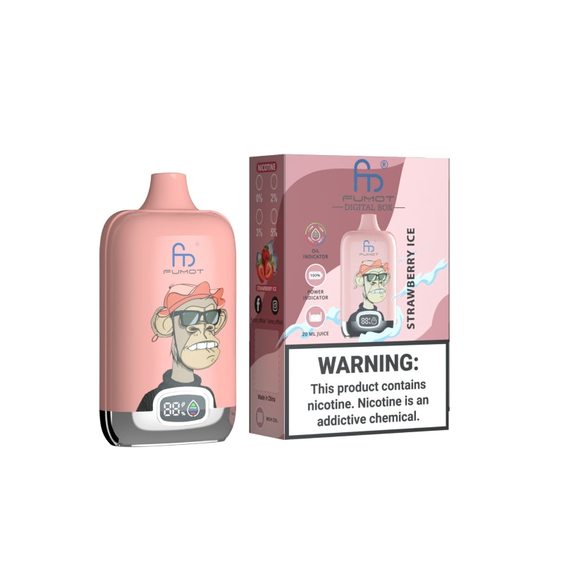 RandM Digital Box 12000 12K Fumot Vape 20ml