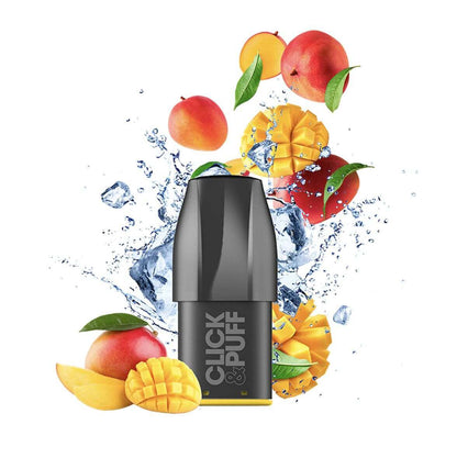 X-BAR Click & Puff - Pack de 2 Cartouches 2ml 650 Puffs